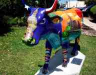 Austin: Street Art, sculpture, cow