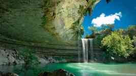 Austin: waterfall, Texas, hamilton pool preserve